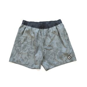 Vuori V369 Cape Shorts Men’s M Gray Patterned Linerless
